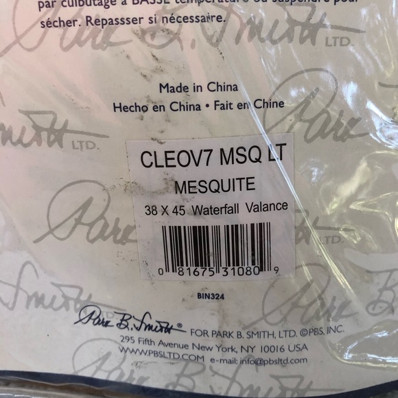 Park B. Smith Mesquite Waterfall Valances - Picture 2 of 4